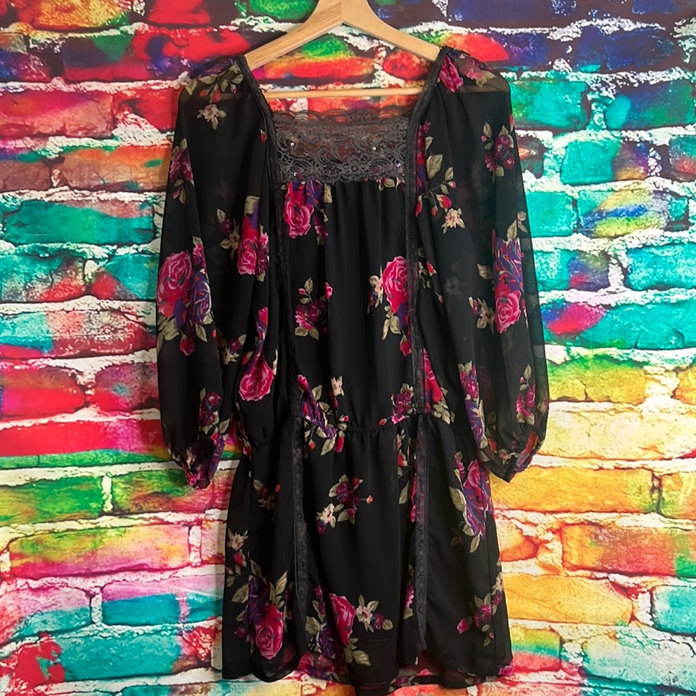 Just‎ Taylor Floral Print Dress 0059